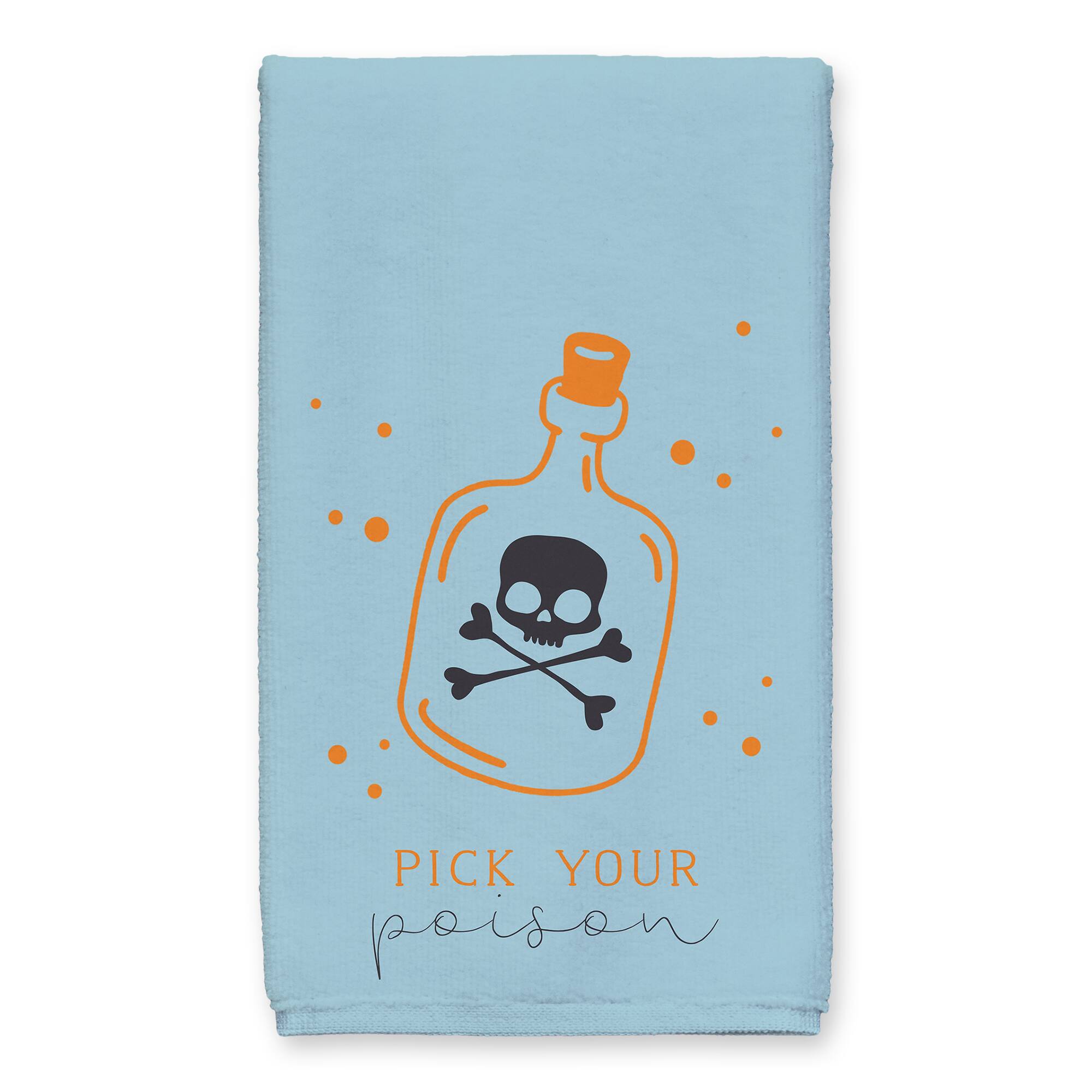 Blue & Orange Pick Your Poison Tea Towel Set